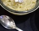 A picture of step 4 of Lauki Halwa.