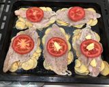 Foto del paso 4 de la receta: Reineta en cama de papas