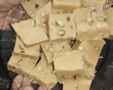 A picture of step 5 of Mysore Pak mouth melting.