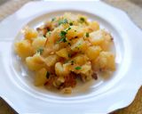 🌲 Hagymás szalonnás burgonya 🍴 recept fázis 3 fotója