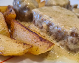 Foto del paso 8 de la receta: Solomillo guisado al aroma de albahaca con patatas sauté