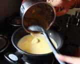 A picture of step 4 of Chandrakantalu(Moong Dal Fried Burfi).