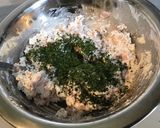 Une image de l'étape 5 de Tartinade à la ricotta, jambon blanc,épices et persil.