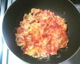 A picture of step 4 of Omelet Piccata with Pork Offcuts.