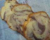 A picture of step 8 of Sakura (Cherry Blossom) Pound Cake.