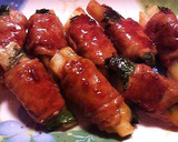 A picture of step 7 of Burdock Root and Carrot Pork Rolls.