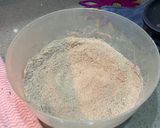 A picture of step 1 of Vegan Chocolate Cake – No Eggs, No Milk.