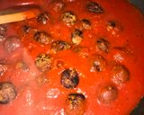 Gluténmentes paradicsomos húsgombóc spagettivel recept fázis 8 fotója