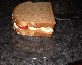 Pas rețetă Sandwich cald cu unt de arahide și fructe! 2 fotografie