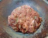 A picture of step 3 of Chinese Cabbage Hamburger Steaks in Thick Japanese Ume Plum Sauce.