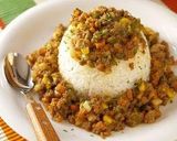 A picture of step 4 of Easy Microwave Colorful Dry Curry.
