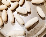 A picture of step 2 of Cham Cham Bengali Sweets.
