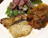 A picture of step 10 of Pacific Cod Meunière.