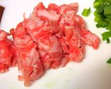 A picture of step 2 of Simple Rice Mix with Komatsuna and Pork Belly.