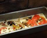 A picture of step 8 of Smoked Salmon & Mushroom Cake Salé.