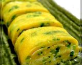 A picture of step 10 of Tamagoyaki with Rakkyo Pickles For Bento or Breakfast.