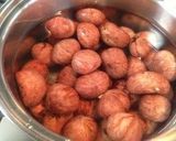 A picture of step 7 of Precious Gems - Candied Chestnuts in their Inner Skins.