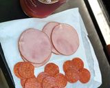 A picture of step 1 of Pizza Burgers.