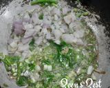 A picture of step 2 of Conchiglioni Pasta with Spinach and Cheese.