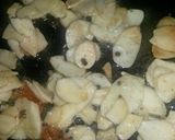 A picture of step 3 of Sig's Potato Salad with Almonds and Chilli.
