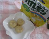 A picture of step 6 of Okara Mochi with Rice Bran.