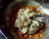 A picture of step 8 of Baigan Bharta.
