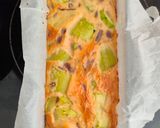 Une image de l'étape 10 de Flan-cake rose aux dés de courgette & oignon rouge.