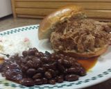 A picture of step 7 of Crock Pot BBQ Pulled Pork Sandwich.