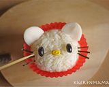 A picture of step 10 of Easy! Hello Kitty Rice Ball Recipe.