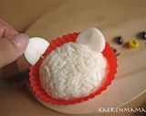 A picture of step 6 of Easy! Hello Kitty Rice Ball Recipe.