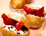 A picture of step 8 of Feather-light and Gently Flavored Strawberry Bread.