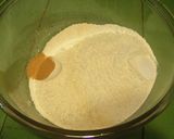 A picture of step 1 of Chewy Whole Wheat Bagels.