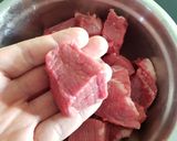 Foto del paso 1 de la receta: Kalbsgulasch / Gulasch de Ternera: Low Carb Food