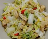 Foto langkah ke 6 dari resep Tumis sawi putih+tahu.