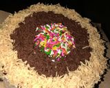 Foto langkah ke 5 dari resep Cake ultah sederhana.