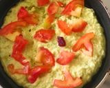 A picture of step 3 of Chana chilla.
