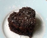 A picture of step 5 of Vickys Speedy Microwave Chocolate Lava Cake, GF DF EF SF NF.