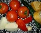 A picture of step 1 of Gazpacho.