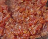 A picture of step 3 of Gazar Ka halwa with Rabadi and gulab jamun.