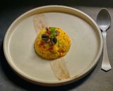 A picture of step 6 of Mediterranean style Upma.