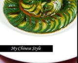 A picture of step 5 of Special Chinatown Sichuan Cucumbers.