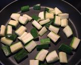 A picture of step 3 of Teriyaki Zucchini & Mushrooms.