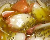 A picture of step 3 of Authentic Chilled Pasta with an Oil Based Sauce.