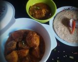 A picture of step 6 of Punjabi dum aloo.