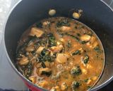 A picture of step 4 of Masala Chicken.
