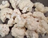 A picture of step 1 of Buffalo cauliflower.