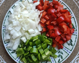 Foto del paso 1 de la receta: Espaguetti con verduras y panceta