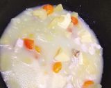 Foto langkah ke 3 dari resep Mpasi 4* Potato Cheesy Chicken.