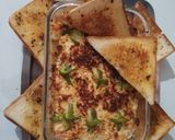 A picture of step 11 of Veg Au gratin and Garlic herb toast.