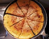 A picture of step 8 of Giant Stuffed Savoury pancake.